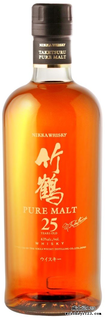 2018WWA世界最佳混合麦芽威士忌 2018WWA最佳日本混合麦芽威士忌 Nikka  竹鹤25年 日本纯麦芽