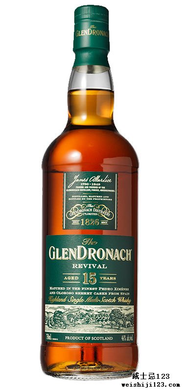 #8 • GlenDronach 15 year old Revival #8 • 格兰多纳15年复兴 威士忌  2018年威士忌倡导家排名第8名 Whisky of the Year 2018