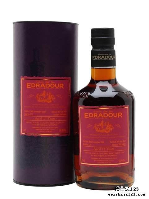  Edradour 200811 Year Old Sherry Cask TWE Exclusive