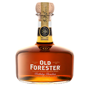 Old Forester欧佛斯特生日波本威士忌肯塔基直瓶（2020 年发布）瓶。