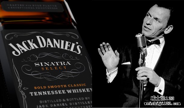 杰克丹尼 (Jack Daniel) 的 Sinatra Select Top 烈酒于 2012 年推出