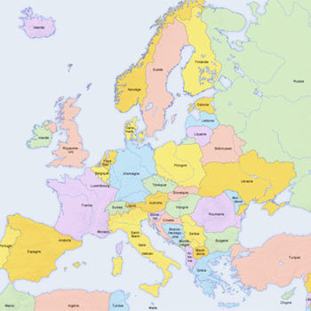 地图-欧洲