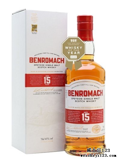 Benromach 15 年 – 年度威士忌交易所威士忌