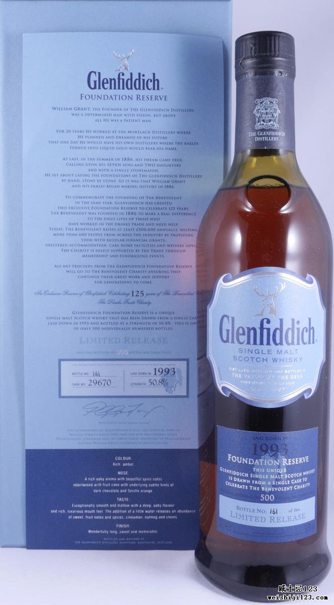 Glenfiddich 1993 Foundation Reserve