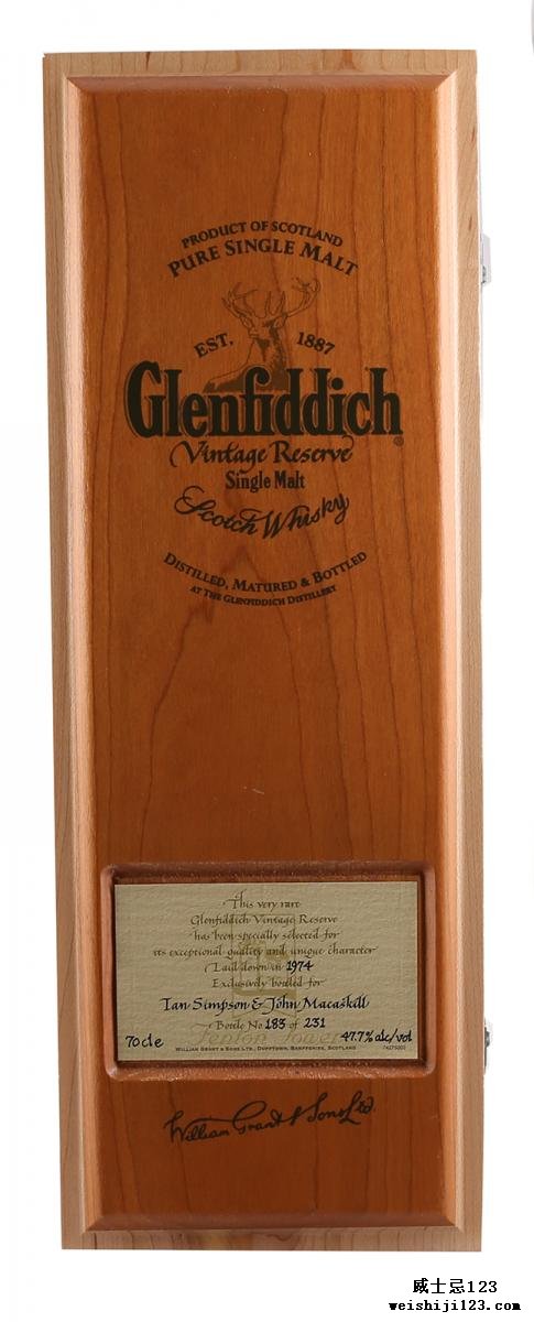 Glenfiddich 1974