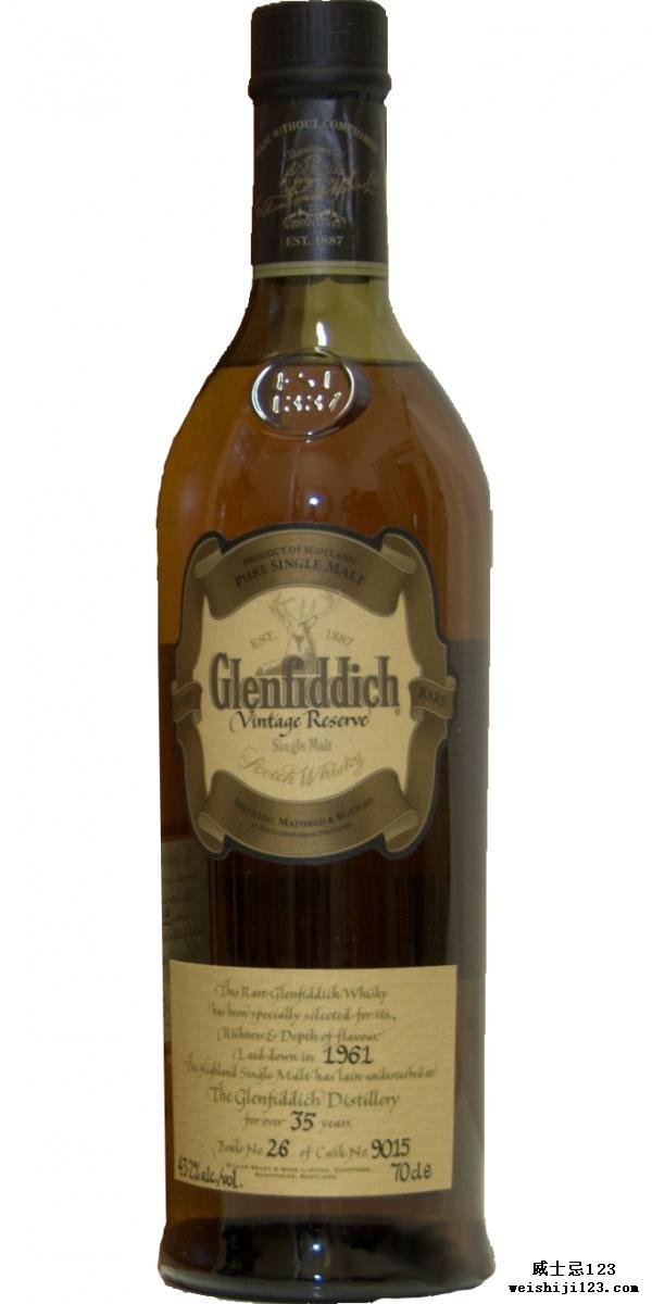 Glenfiddich 1961