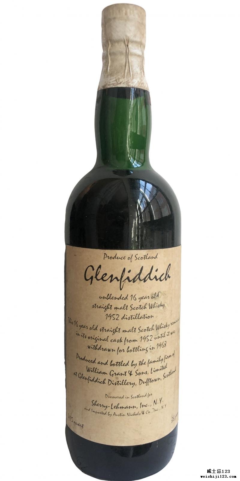 Glenfiddich 1952