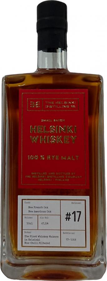 Helsinki Whiskey 100% Rye Malt - Release #17